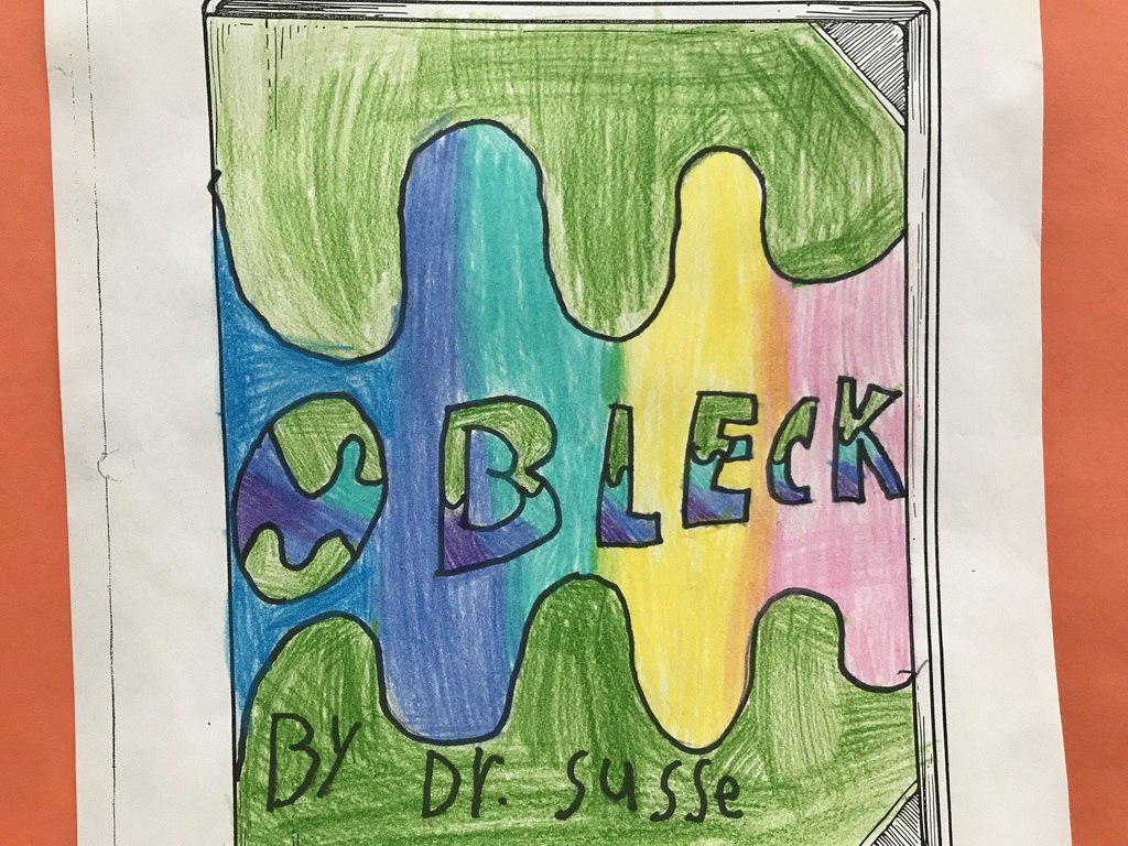 student designed cover for Dr. Seuss book