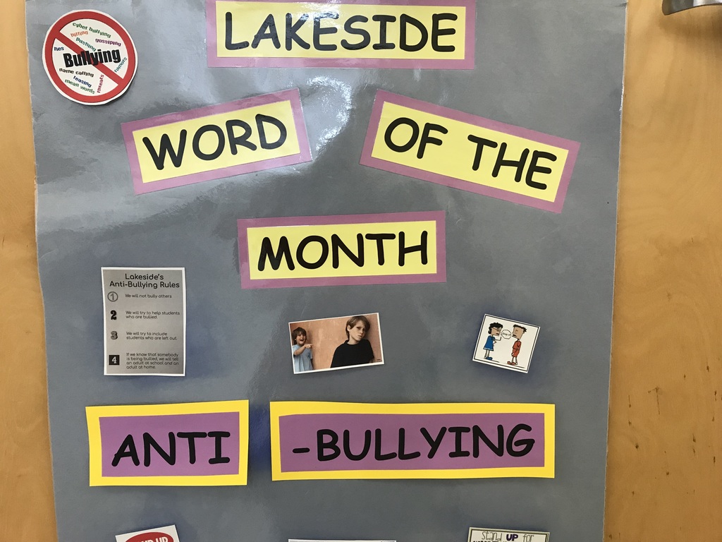 Anti-bullying poster