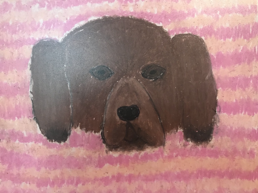 puppy painting