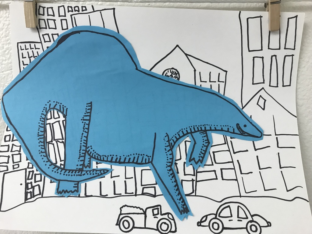 blue brontosaurus