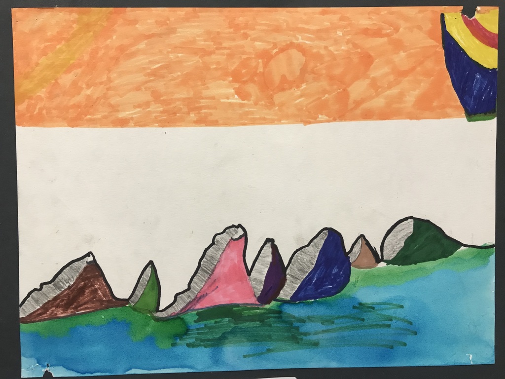painting with rocks