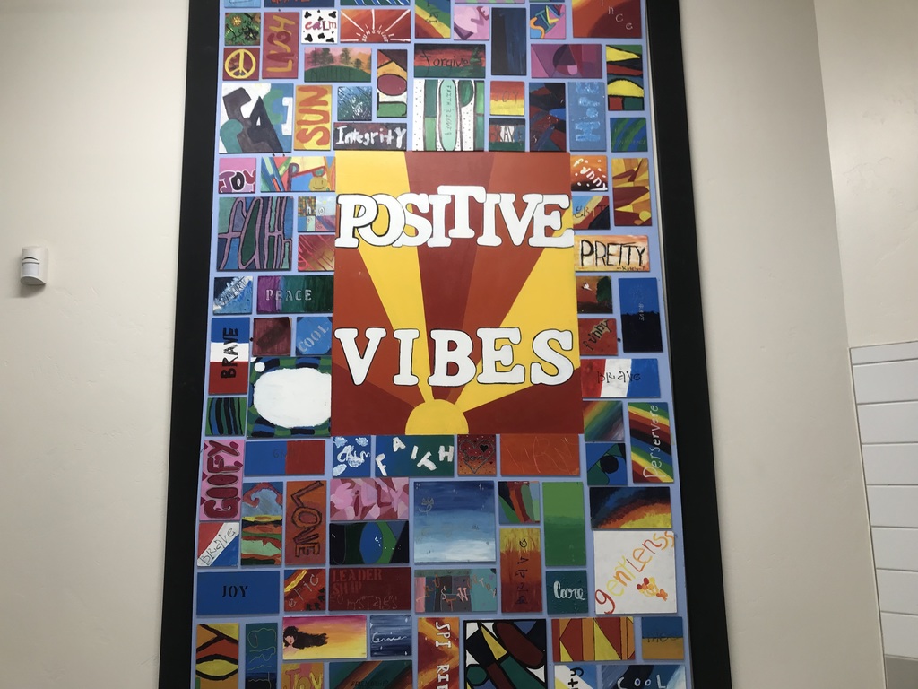 positive vibes mural