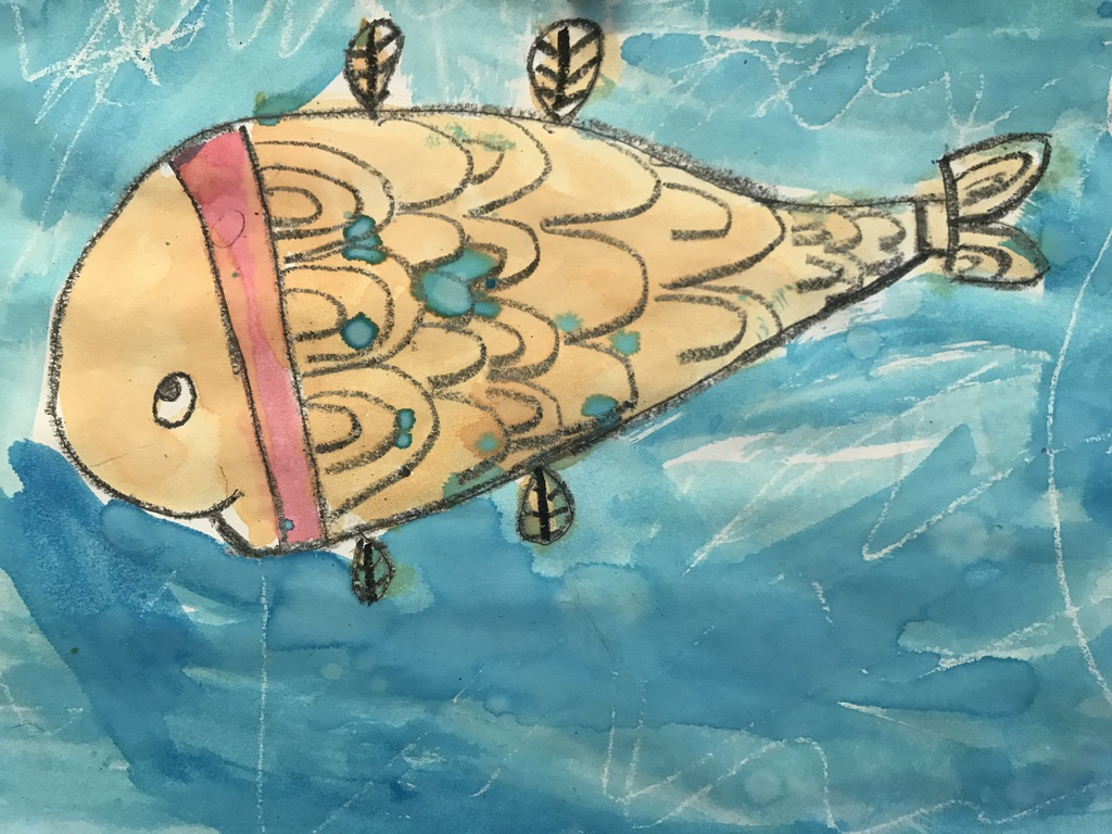 fancy fish painting