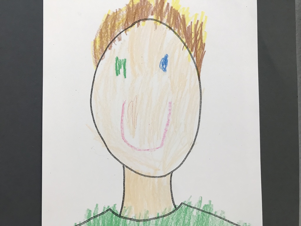 Kindergarten Self-Portrait