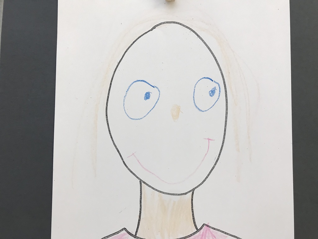 Kindergarten Self-Portrait