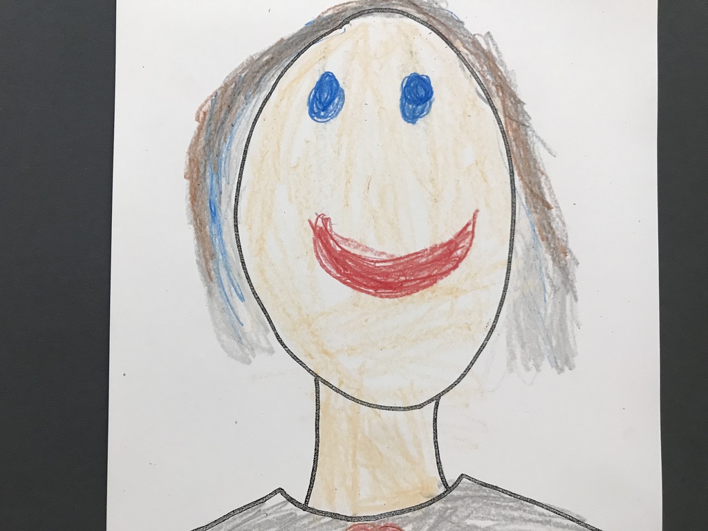 Kindergarten Self Portrait