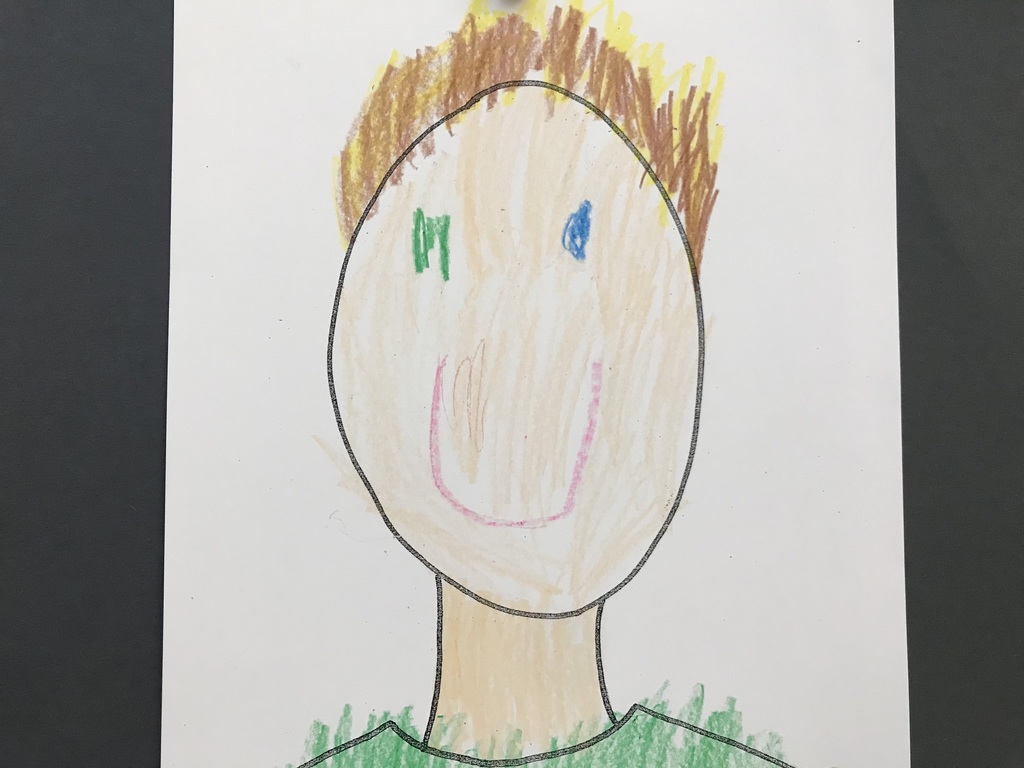 Kindergarten Self Portrait