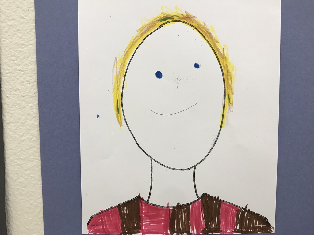 Kindergarten self portrait
