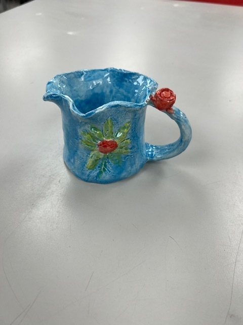 blue mug