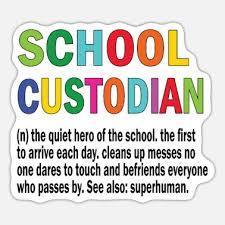 school custodian poster